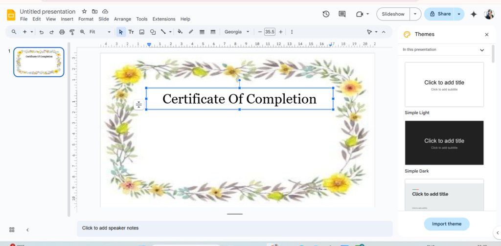 How to Design Certificate Using Google Slides - MixCommerce Blog
